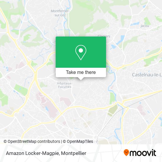 Amazon Locker-Magpie map