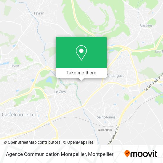 Agence Communication Montpellier map