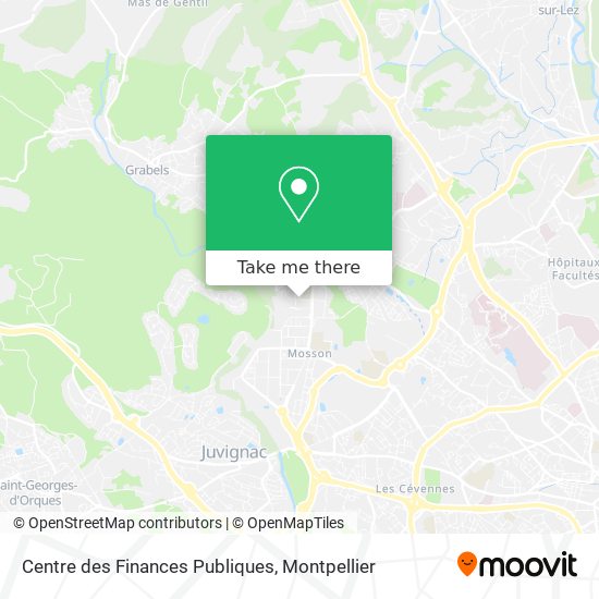 Centre des Finances Publiques map