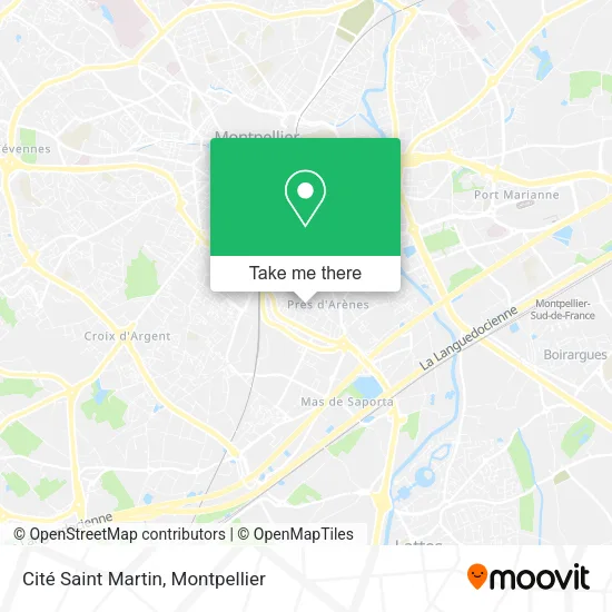Cité Saint Martin map