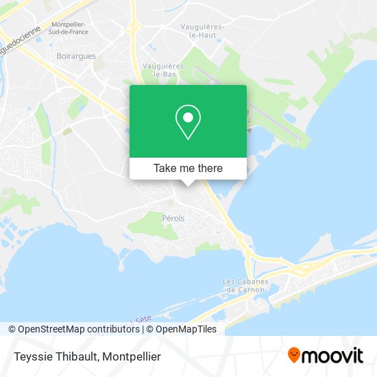 Teyssie Thibault map