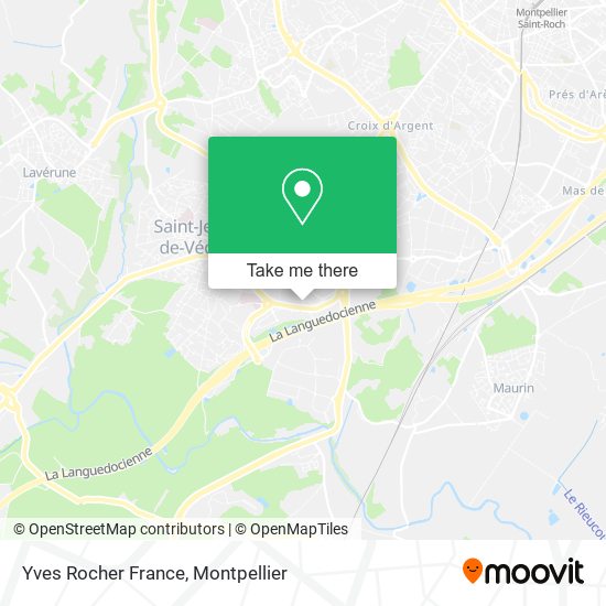 Yves Rocher France map