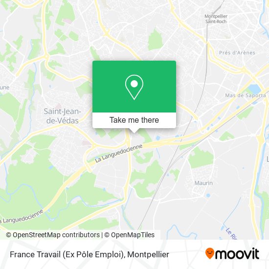 France Travail (Ex Pôle Emploi) map