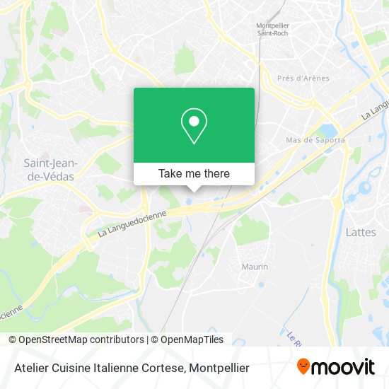 Atelier Cuisine Italienne Cortese map