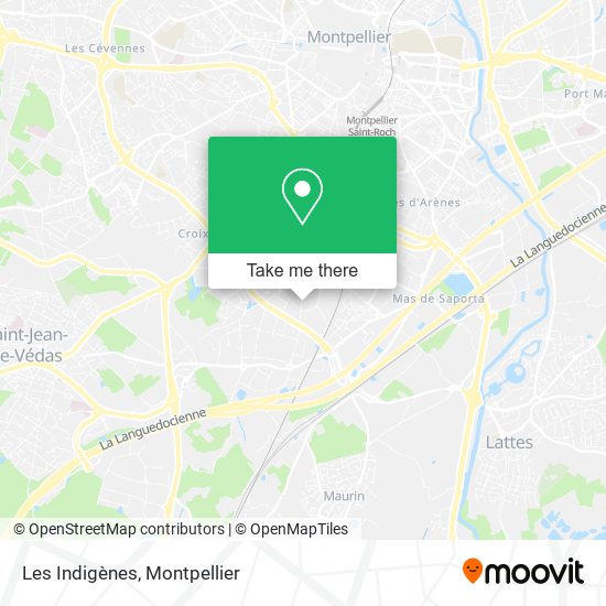 Les Indigènes map