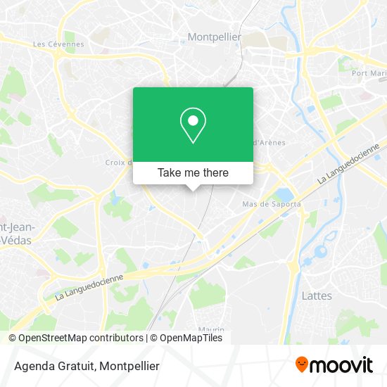 Agenda Gratuit map