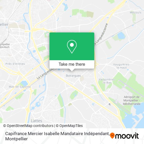 Capifrance Mercier Isabelle Mandataire Indépendant map