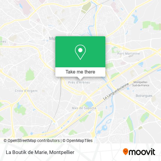 La Boutik de Marie map
