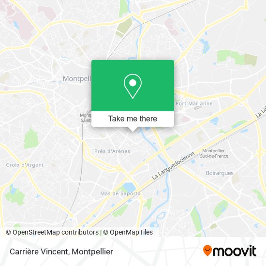 Carrière Vincent map