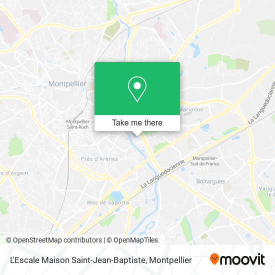 L'Escale Maison Saint-Jean-Baptiste map