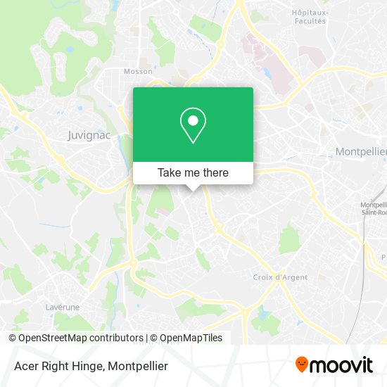 Acer Right Hinge map