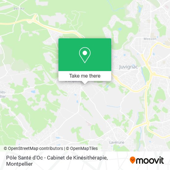Pôle Santé d'Oc - Cabinet de Kinésithérapie map
