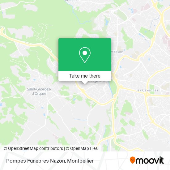 Pompes Funebres Nazon map