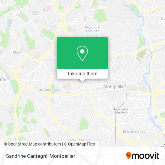 Sandrine Cantegril map