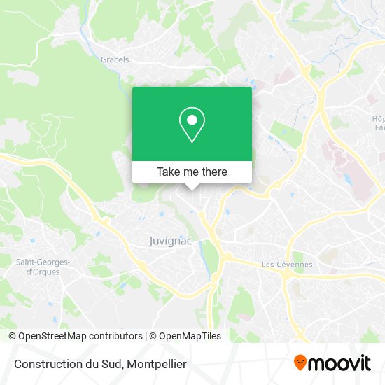 Construction du Sud map