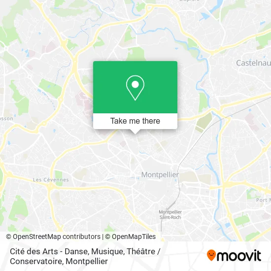Cité des Arts - Danse, Musique, Théâtre / Conservatoire map
