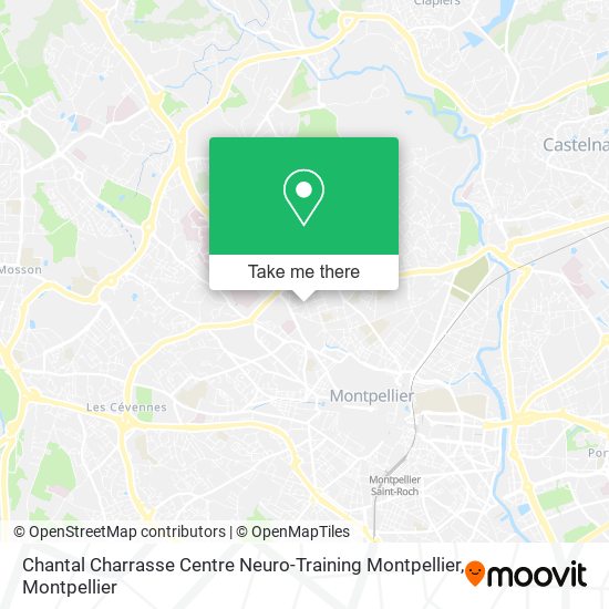 Chantal Charrasse Centre Neuro-Training Montpellier map