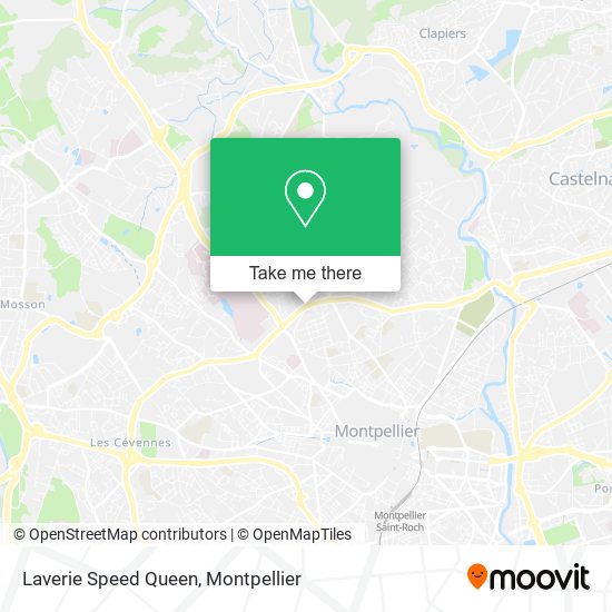 Laverie Speed Queen map