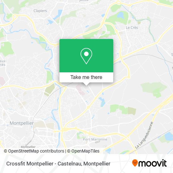 Crossfit Montpellier - Castelnau map