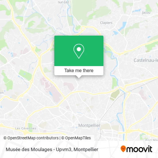Musée des Moulages - Upvm3 map