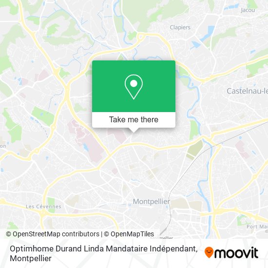 Optimhome Durand Linda Mandataire Indépendant map