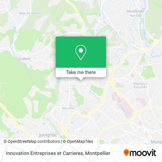 Innovation Entreprises et Carrieres map