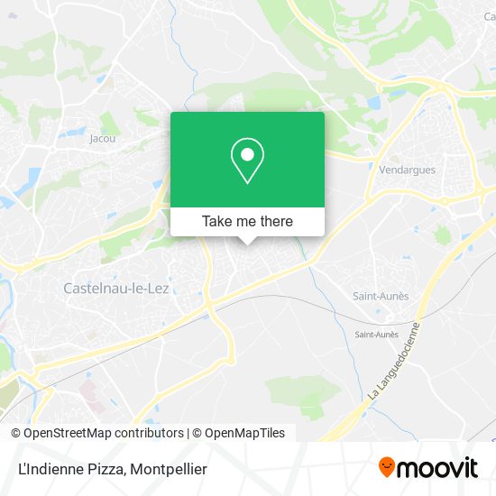 L'Indienne Pizza map