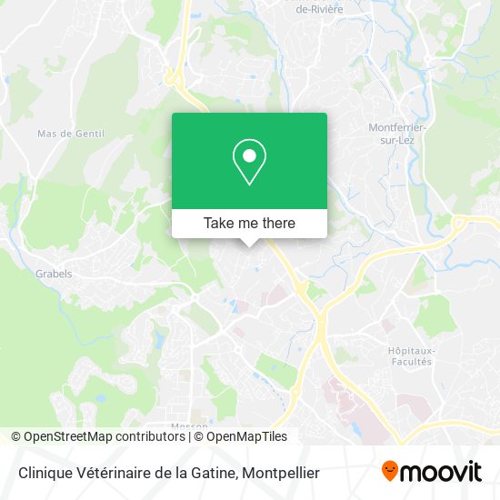 Clinique Vétérinaire de la Gatine map