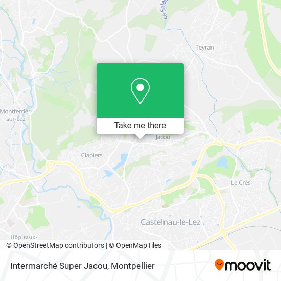 Intermarché Super Jacou map