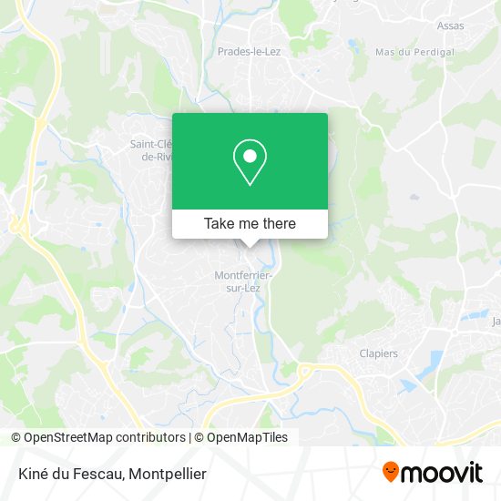 Kiné du Fescau map