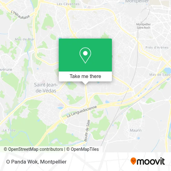 O Panda Wok map