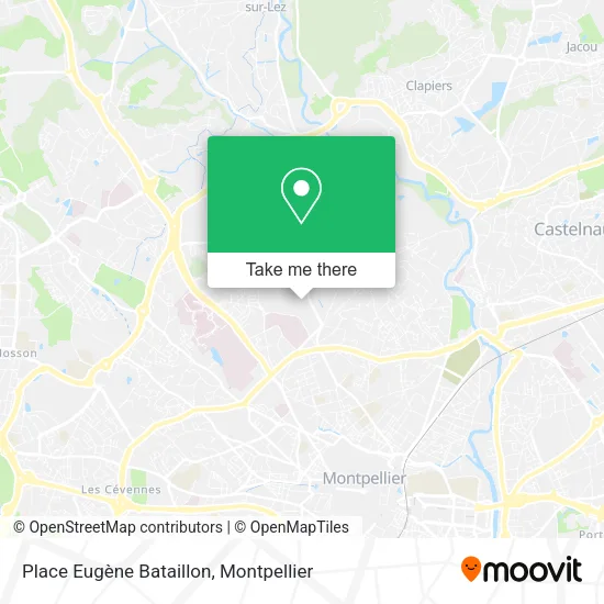 Place Eugène Bataillon map