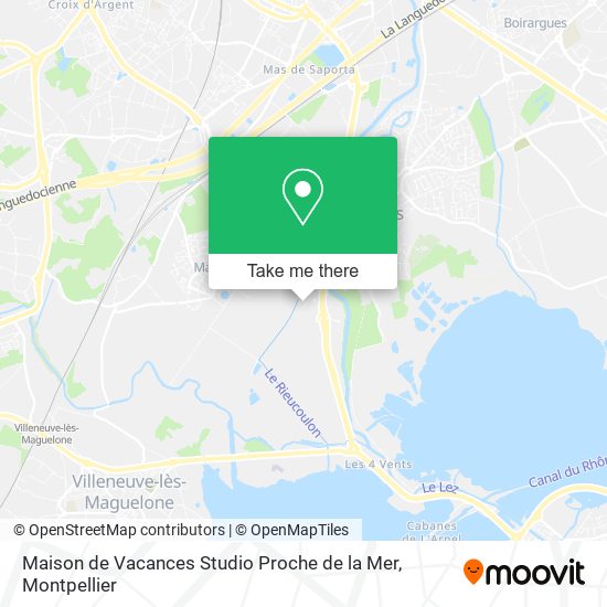 Maison de Vacances Studio Proche de la Mer map