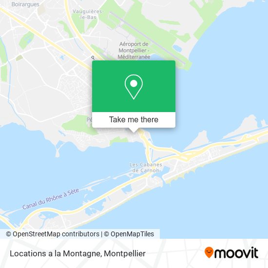 Locations a la Montagne map