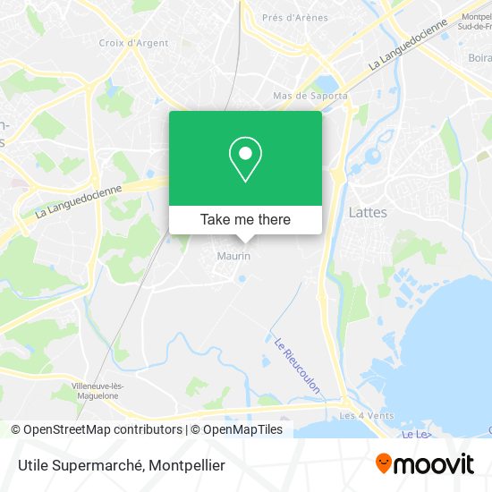 Utile Supermarché map