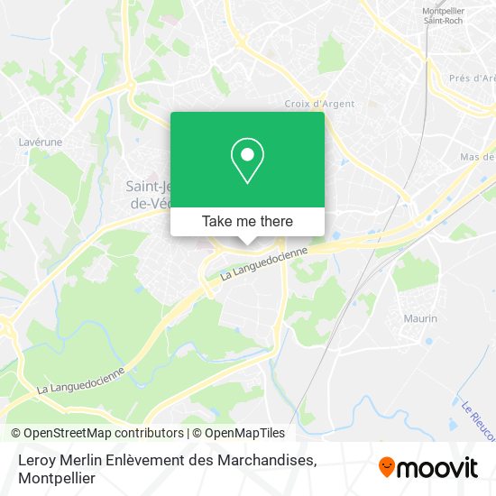 Leroy Merlin Enlèvement des Marchandises map