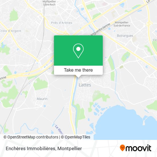 Enchères Immobilières map