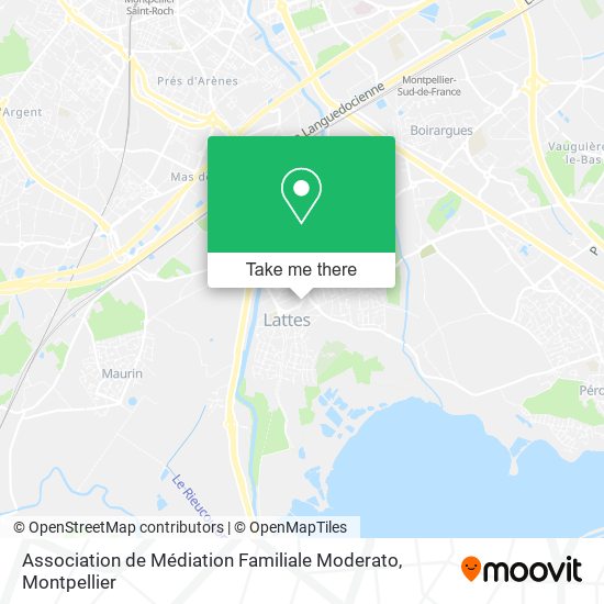 Association de Médiation Familiale Moderato map