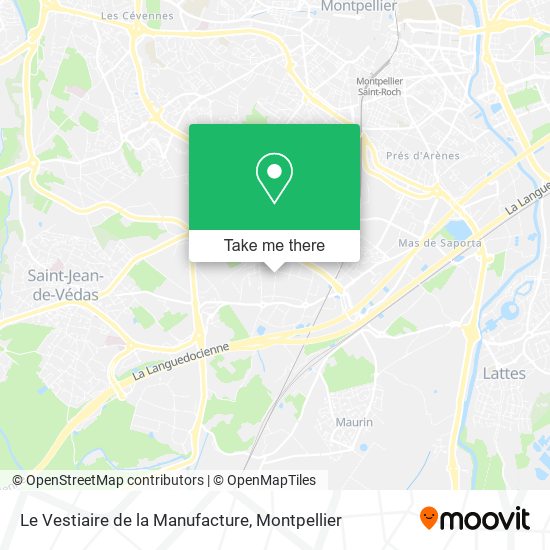 Le Vestiaire de la Manufacture map
