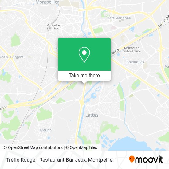Trèfle Rouge - Restaurant Bar Jeux map