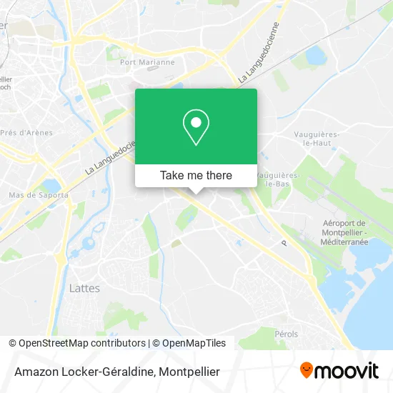 Amazon Locker-Géraldine map