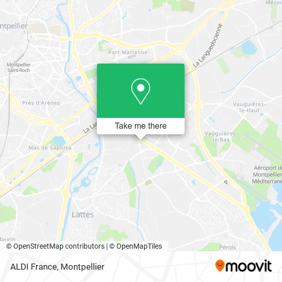 ALDI France map