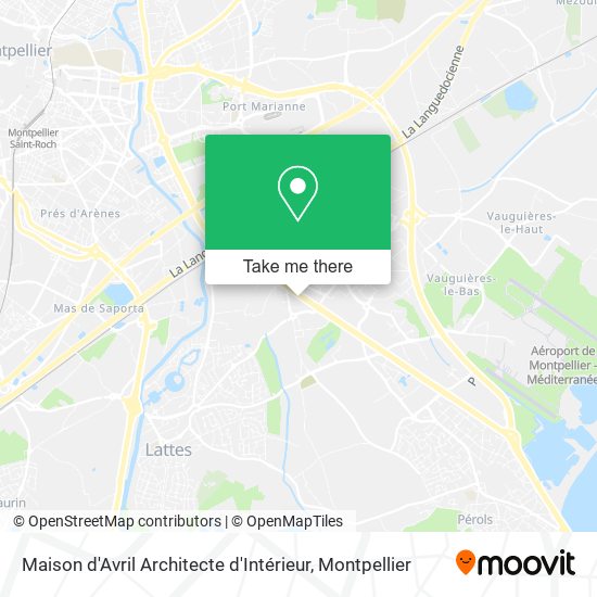 Maison d'Avril Architecte d'Intérieur map