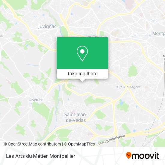 Les Arts du Métier map