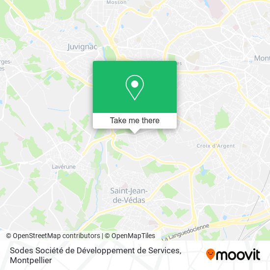 Sodes Société de Développement de Services map
