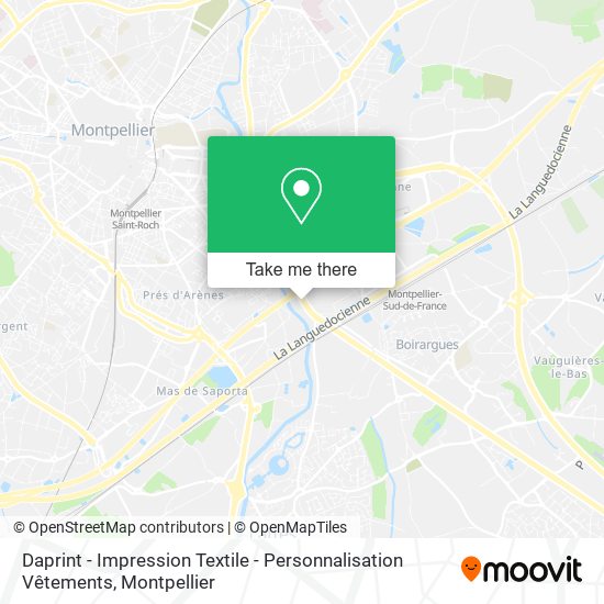 Daprint - Impression Textile - Personnalisation Vêtements map