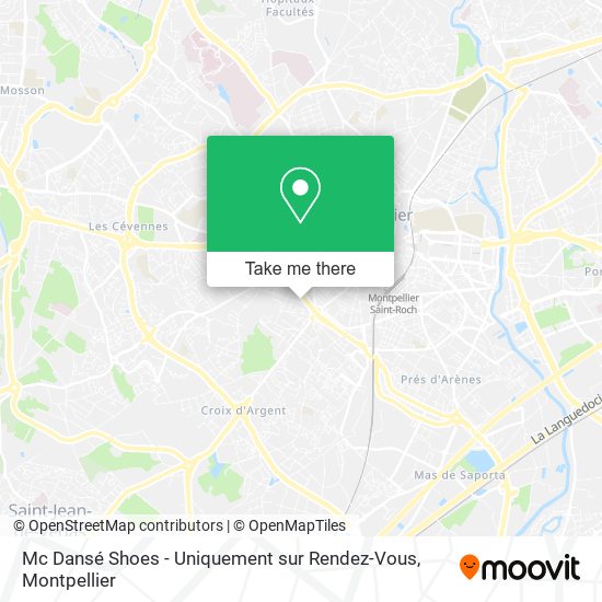 Mc Dansé Shoes - Uniquement sur Rendez-Vous map