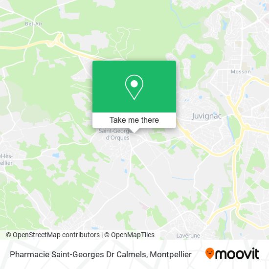 Pharmacie Saint-Georges Dr Calmels map