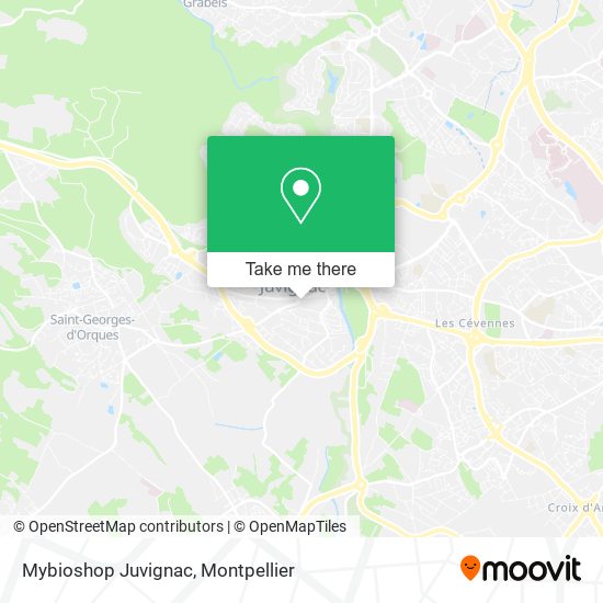 Mybioshop Juvignac map