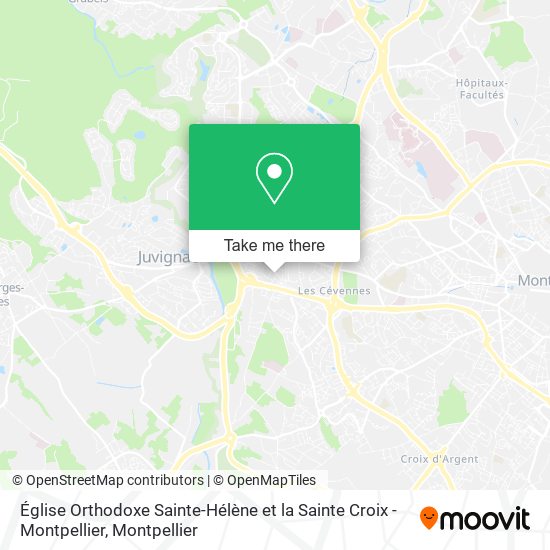 Église Orthodoxe Sainte-Hélène et la Sainte Croix - Montpellier map